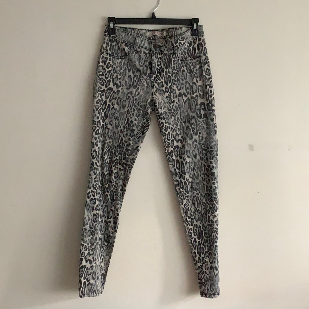J Brand Jeggings in Snow Leopard